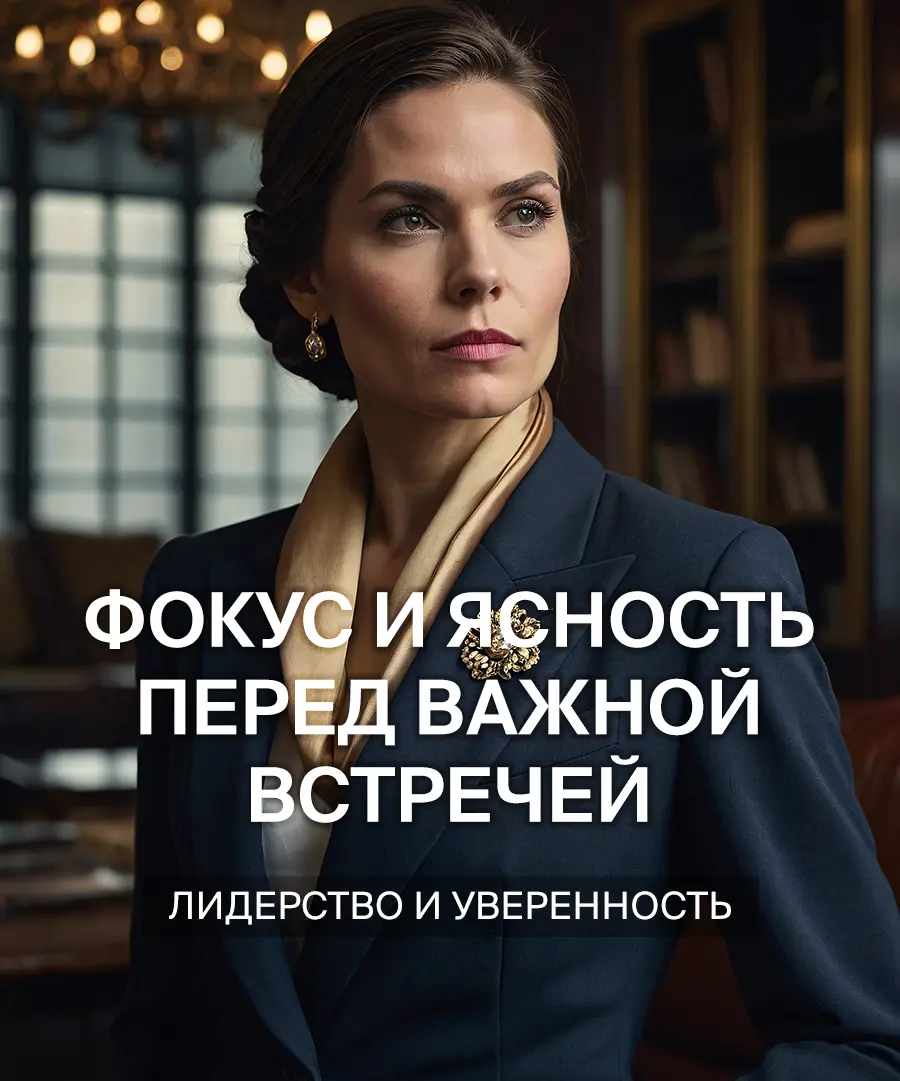 Медитация фокус и ясность перед важной встречей