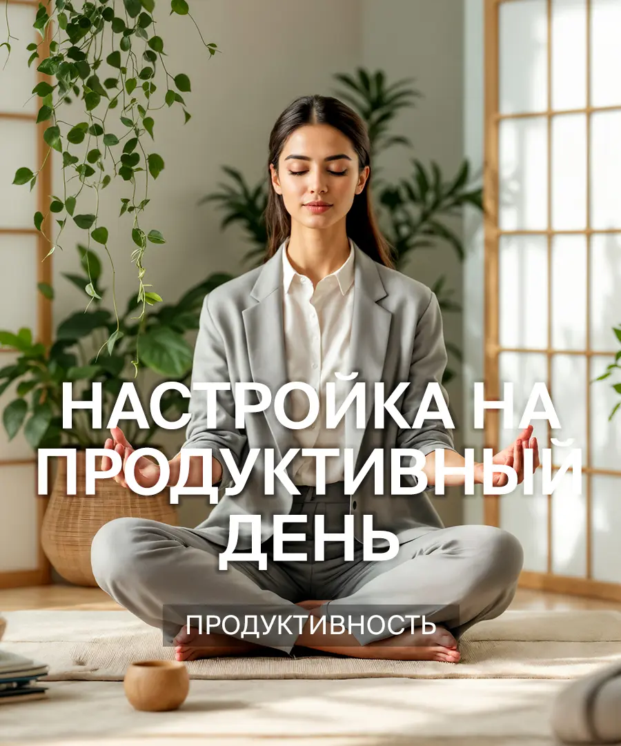 Медитация настройка на продуктивный день